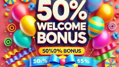 50% Welcome Bonus