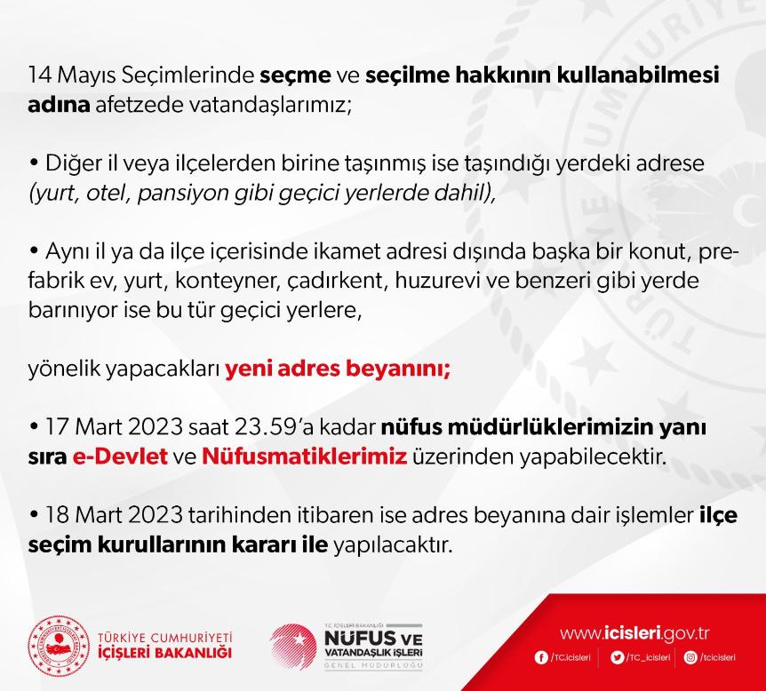 Betreward adres güncelleme